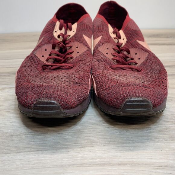 Nike Air Max 90 Ultra 2.0 Flyknit 875943-601 Men's Size 13 EU 47.5 Red Shoes - Picture 5 of 10